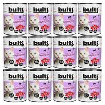 Šlapias kačių maistas BULTI ėriena, 12 x 400 g