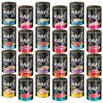 Šlapi kačių ėdalas RAFI CAT be grūdų, įvairių skonių, 24 x 400 g