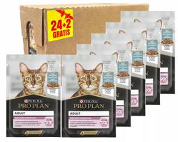 Katzenų maistas PURINA PRO PLAN Delicate su vandenynų žuvimi, 26 vnt., 2,21 kg