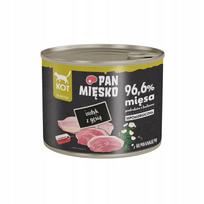 Drėgnas kačių ėdalas Pan Mięsko su kalakutiena ir žąsiena, 200 g