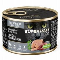 Sterilizuotų kačių pašaras Rafi su pintine vištiena, 185 g