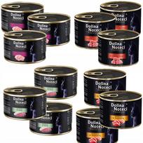 Šlapias kačių maistas DOLINA NOTECI Premium, įvairių skonių, 12 x 185 g, be grūdų