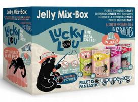 Šunų ėdalas LUCKY LOU Extrafood Jelly-Mix, 12 x 70 g maišeliai