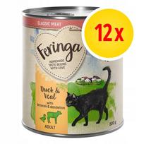 Drėgnas kačių maistas Feringa Classic 12 x 400 g, be grūdų, įvairių skonių, natūralus