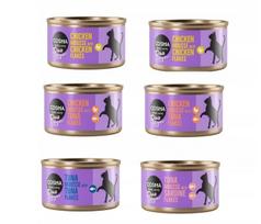 Šlapias kačių maistas Cosma DUO Layer, 4 skonių rinkinys, 6 x 70 g