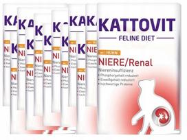 Katinų pašaras Kattovit Feline Diet Niere Renal su vištiena, 12 x 85 g, inkstų funkcijai