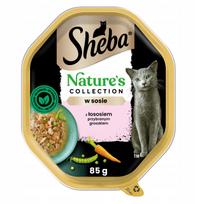 Drėgnas kačių maistas SHEBA su lašiša padaže, 85 g