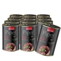 Konservuotas veršienos pašaras kačiukams PIPER JUNIOR, 12 x 400 g