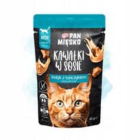 Šlapi katės ėdalas Pan Mięsko su tunu ir kalakutienos padažu, 85 g