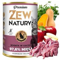Šlapi kačių ėdalas su antiena, 400 g, Zew Natury