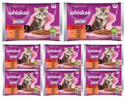 Kačių ėdalas WHISKAS Junior, su padažu, 32 x 85 g