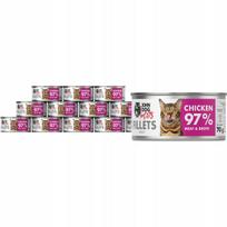 Šlapi kačių pašaro filė su vištiena John Dog, 12 x 70 g