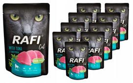 Kačių maistas RAFI su tuna, sterilizuotoms katėms, 100 g, 10 vnt.