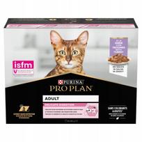 Katinų maistas PRO PLAN Delicate su kalakutiena, 10 x 85 g, multipakas, 4 vnt.