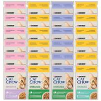 Šlapias kačių maistas PURINA CAT CHOW, įvairių skonių, 24 x 85 g