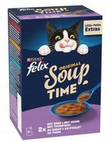 Kačių sriuba FELIX SOUP Original, 6 x 48 g, su mėsa ir žuvimi