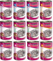 Šlapi kačių ėdalas Benek Grain Free, 12 x 415 g, 92 % mėsos, konservai