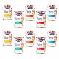 Šlapias kačių ėdalas BUTCHER'S Delicious Dinners, įvairių skonių, 10 x 400 g