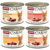 Kačių konservai ANIMONDA CARNY Kitten, 4 skoniai, 12 x 200 g