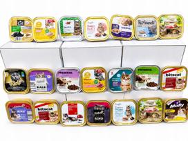 Šlapių kačių ėdalas, paštetai, įvairių skonių rinkinys, 34 x 100 g
