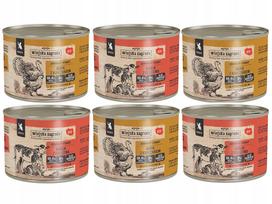 Šlapi kačių maistas WIEJSKA ZAGRODA kačiukams, įvairių skonių, 6 x 200 g