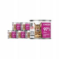 Katinų maistas John Dog vištienos filė, 6 x 140 g