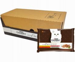 Šlapi kačių ėdalas PURINA GOURMET PERLE, įvairių skonių, 48x85 g