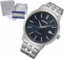Vyriškas laikrodis SEIKO SRPH87K1, automatinis, 100 m, mėlyna apyrankė