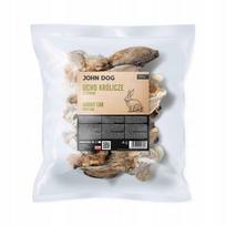 Džiovintos triušio ausys su kailiu šunims JOHN DOG, 500 g