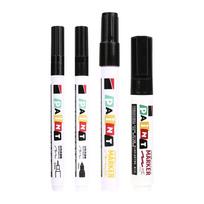 4Pcs Monument Paint Pen Sunproof Waterproof Stone Marker Pen For Writing Coloring On Tombstones Gravestone Restoration juoda