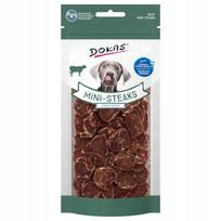 Jautienos užkandžiai šunims DOKAS Mini Steaks, 50 g