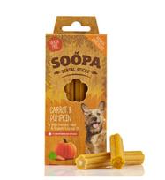 Dantų lazdelių skanėstas šunims SOOPA, su morkomis ir moliūgu, 100 g