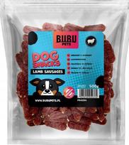 Šunų skanėstai Bubu Pets, ėrienos dešrelės, 500 g