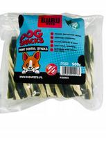 Šunų skanėstai Bubu Pets su mėtomis, dantų lazdelių formos, 500 g