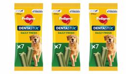 Šunų gardėsiai Pedigree Denta Stix Daily Fresh, 21 vnt., 810 g