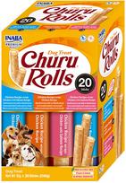 Šunų skanėstų rinkinys INABA DOG CHURU ROLLS, 20 x 12 g (240 g)