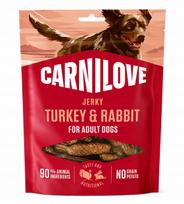 Šunų skanėstas CARNILOVE Jerky Turkey su triušiena, 100 g