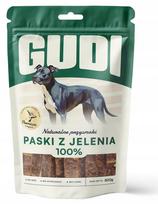 Šunų skanėstai GUDI Deer Strips, 500 g, natūralūs, hipoalerginiai