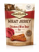 Šunų skanėstas Carnilove Jerky su vištiena ir šerniena, 100 g