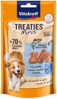 Šunų skanėstai su lašiša ir omega-3 Vitakraft Treaties Minis, 48 g