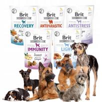 Šunų skanėstų rinkinys Brit Care Functional Snack Mix, 5 x 150 g