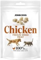 Liofilizuota vištienos krūtinėlės skanėstas šunims ir katėms JOHN DOG, 30 g