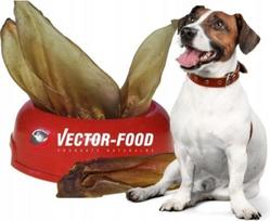 Džiovintos jautienos ausys šunims Vector-Food, 10 vnt.