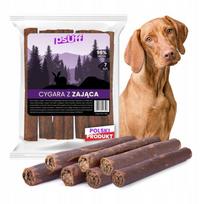 Šunų skanėstai psUff Hare Cigar, 7 vnt., 98 % triušiena, monobaltyminiai kabanosai