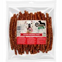 Šunų skanėstas Mr. Pretzel Fingers su jautiena ir ryžiais, 500 g