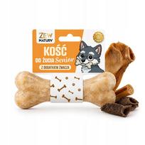 Šunų kramtalas Zew Natury, jautienos kaulas su randeniu, vyresniems šunims, 12 cm