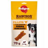 Šunų skanėstai PEDIGREE RANCHOS FILLETS su vištienos krūtinėle, 70 g