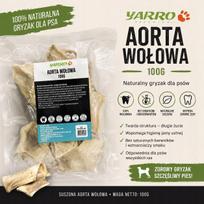Džiovinta jautienos aorta, 100 g, šunų kramtalas