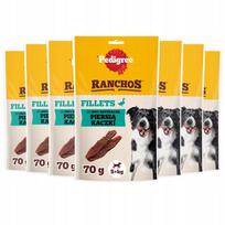 Šunų skanėstai PEDIGREE RANCHOS FILLETS su antienos krūtinėle, 7 x 70 g
