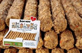 Jautienos kolageno lazdelės šunims Bow Wow, 50 vnt.